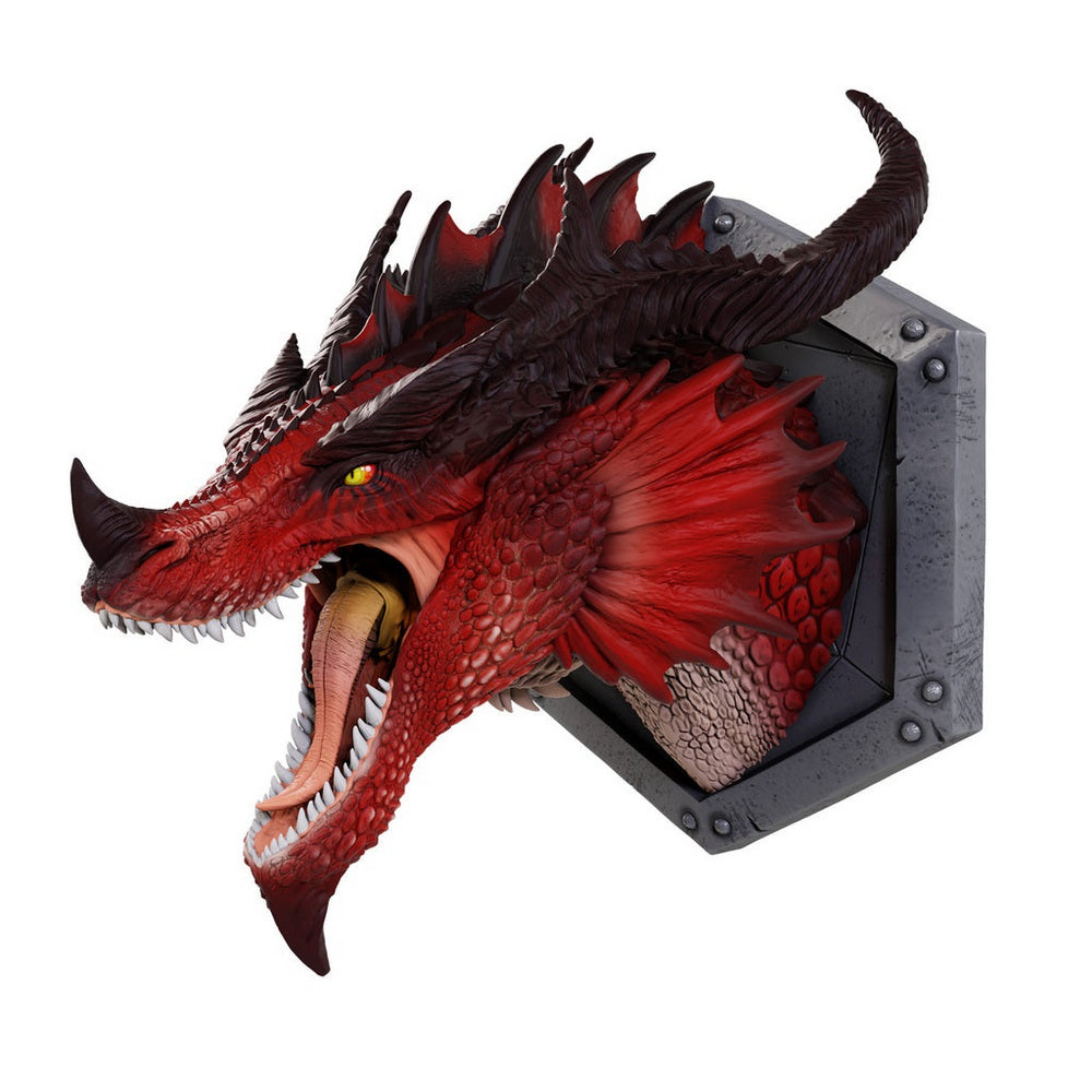 D&D Replicas of the Realms: Red Dragon Trophy Plaque – 12-Inch