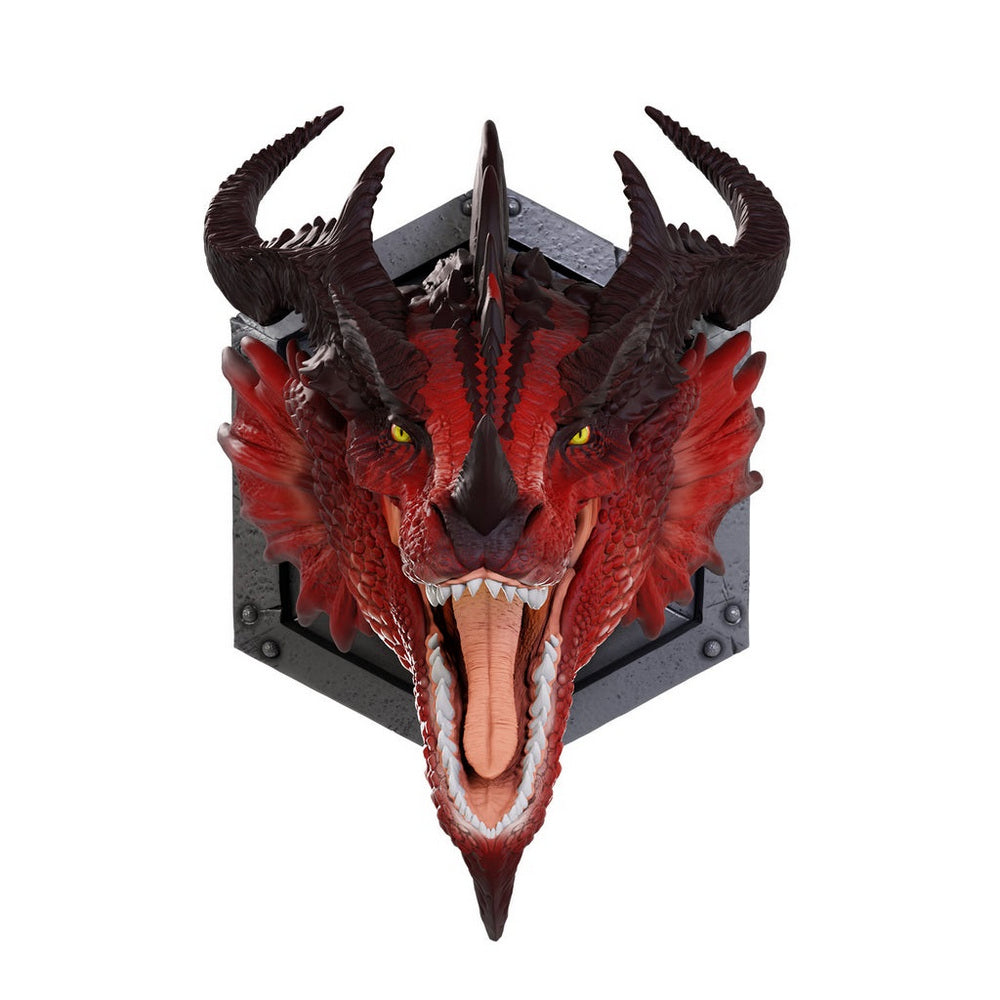 D&D Replicas of the Realms: Red Dragon Trophy Plaque – 12-Inch