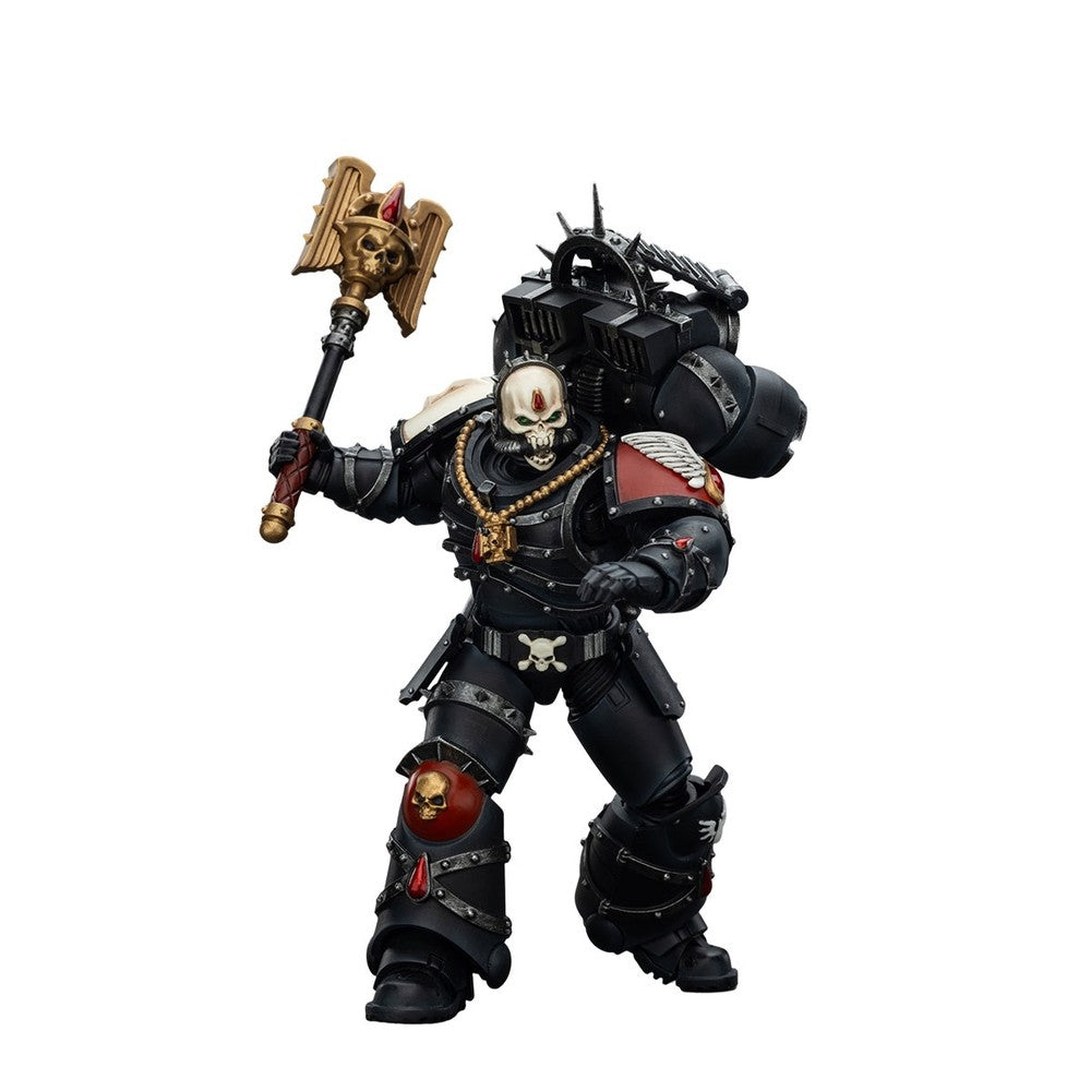 Warhammer Collectibles: 1/18 Scale Blood Angels Lemartes With Jump Pack;Blood Crozius