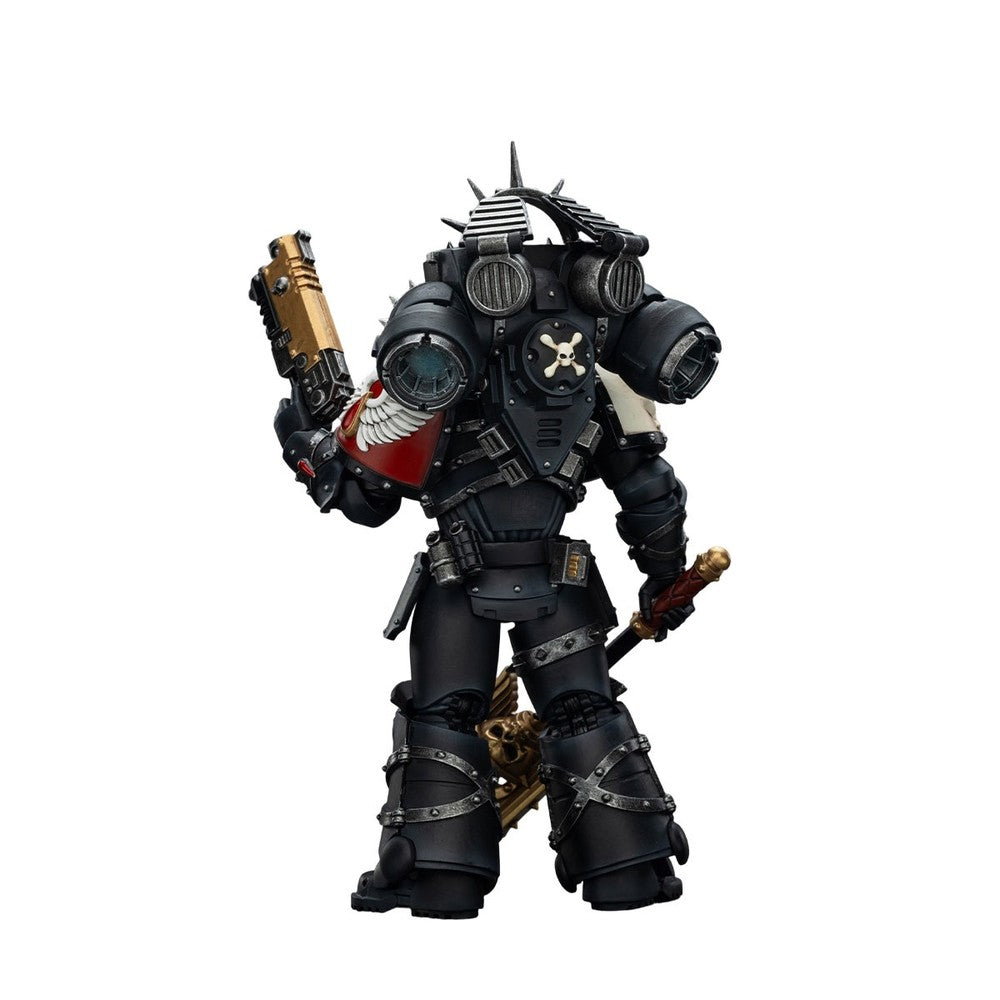 Warhammer Collectibles: 1/18 Scale Blood Angels Lemartes With Jump Pack;Blood Crozius
