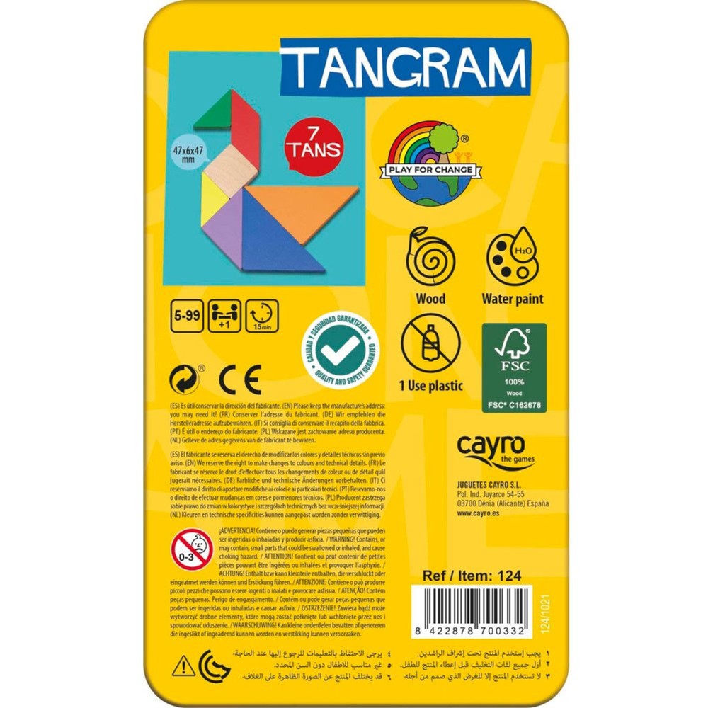 Tangram In Metal Tin