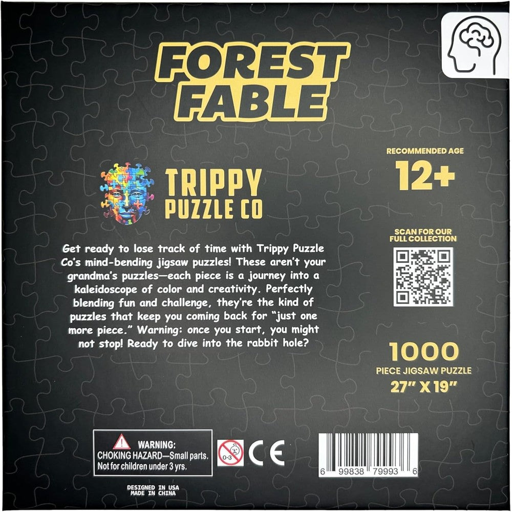 Trippy Puzzles - 1000 Piece Jigsaw Forest Fable