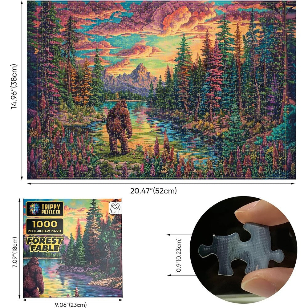 Trippy Puzzles - 1000 Piece Jigsaw Forest Fable