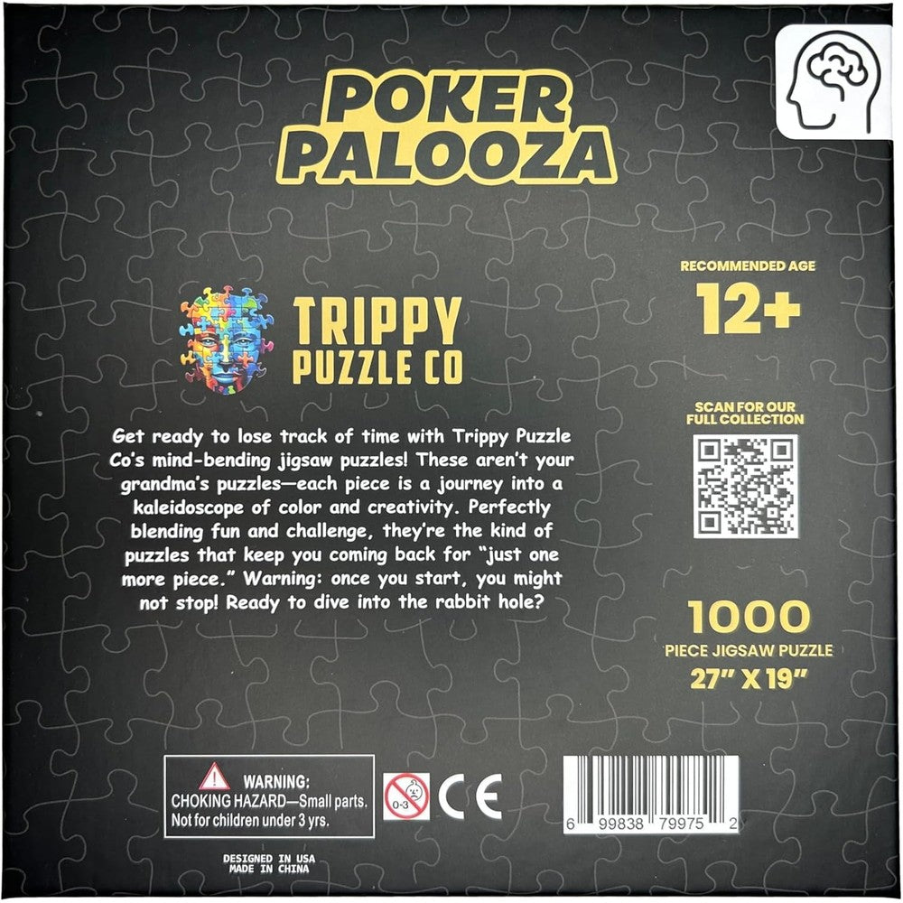 Trippy Puzzles - 1000 Piece Jigsaw Poker Palooza