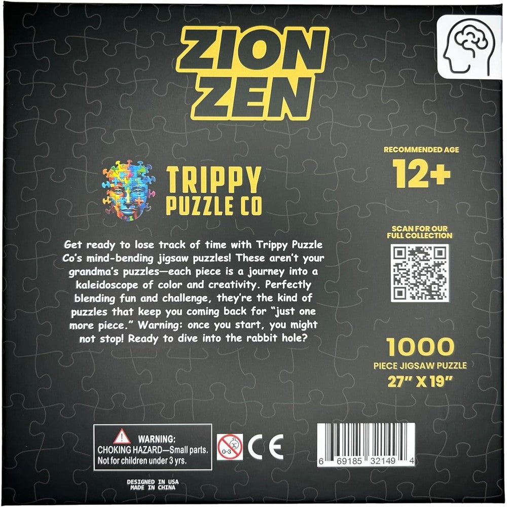 Trippy Puzzles - 1000 Piece Jigsaw Zion Zen