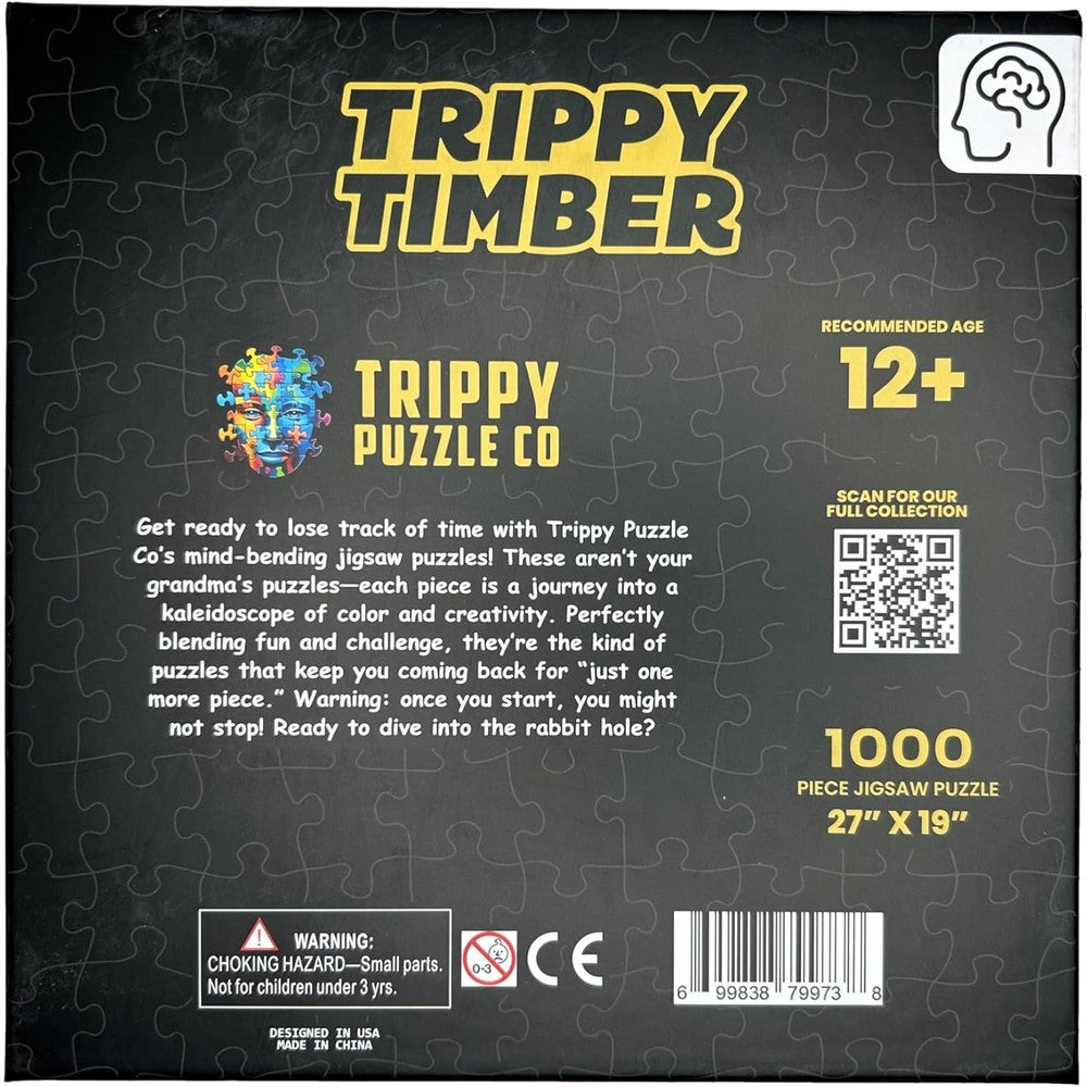 Trippy Puzzles - 1000 Piece Jigsaw Trippy Timber