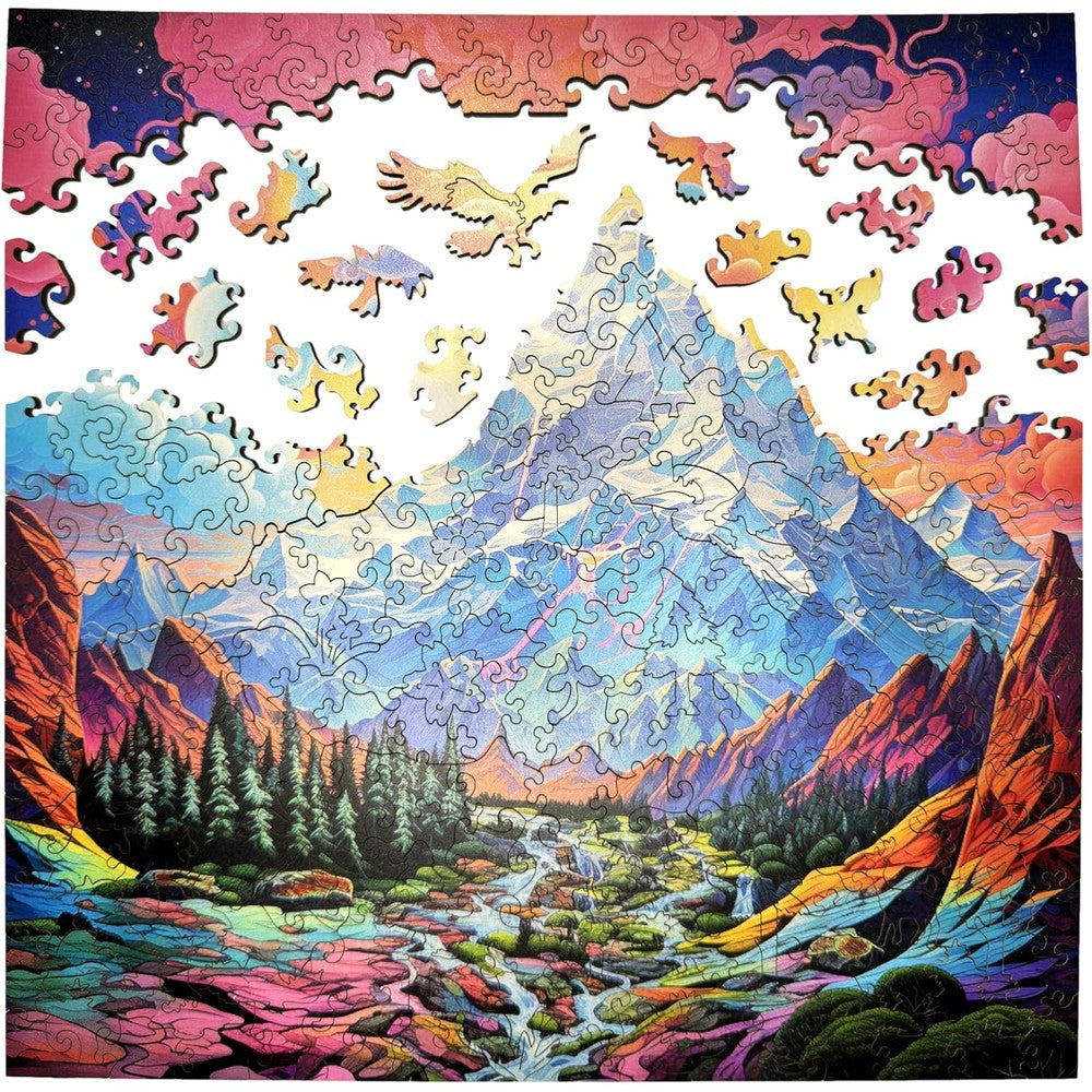 Trippy Puzzles - 300 Pce Wood Jigsaw Rocky Ridges