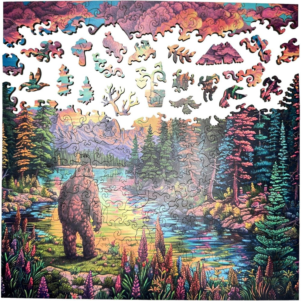 Trippy Puzzles - 300 Pce Wood Jigsaw Forest Fable