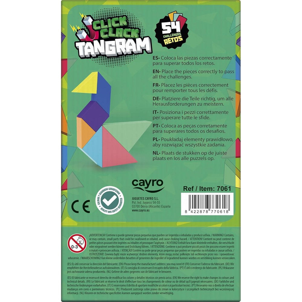 Puzzle - Click Clack Tangram - Cayro