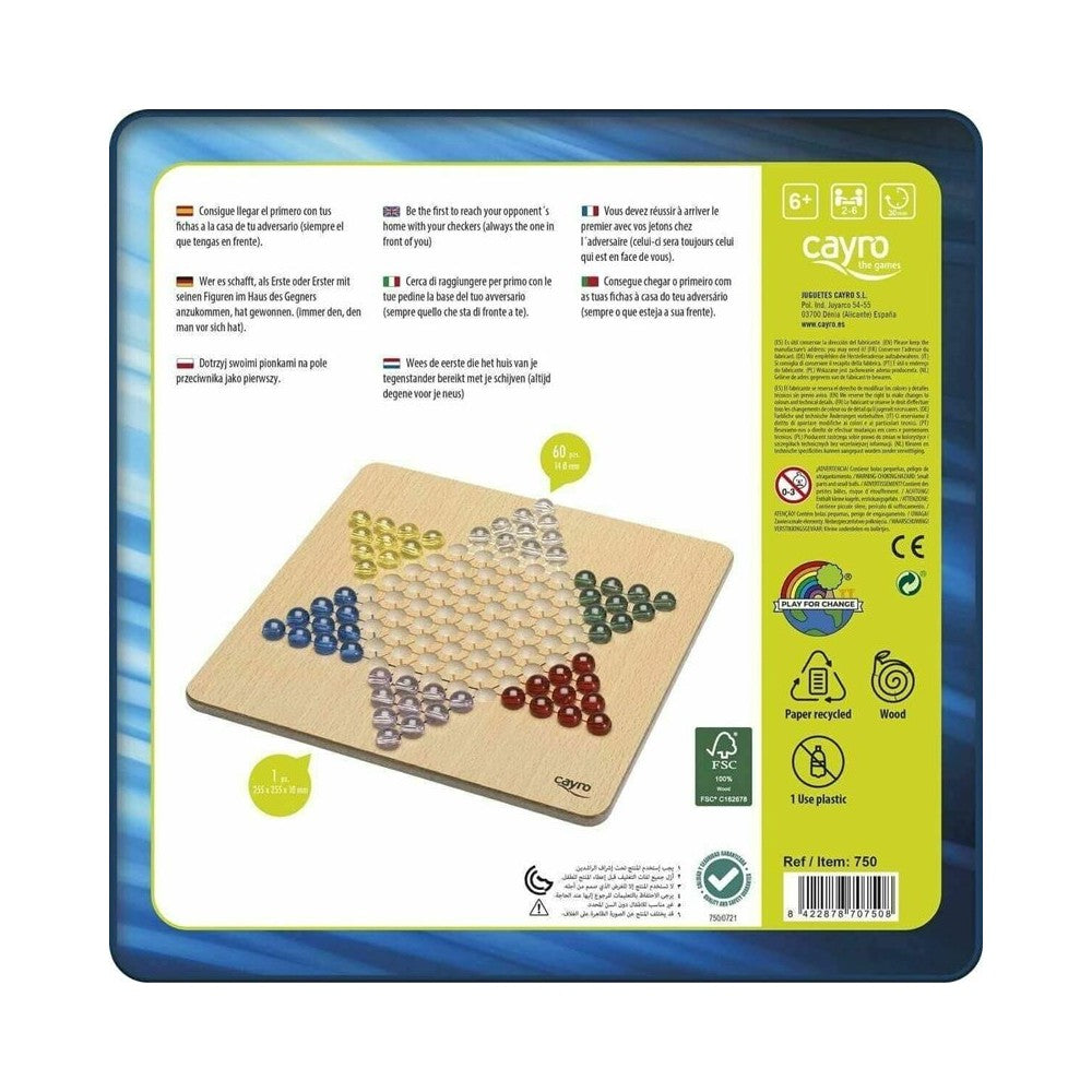 Chinese Checkers In Metal Box - Cayro