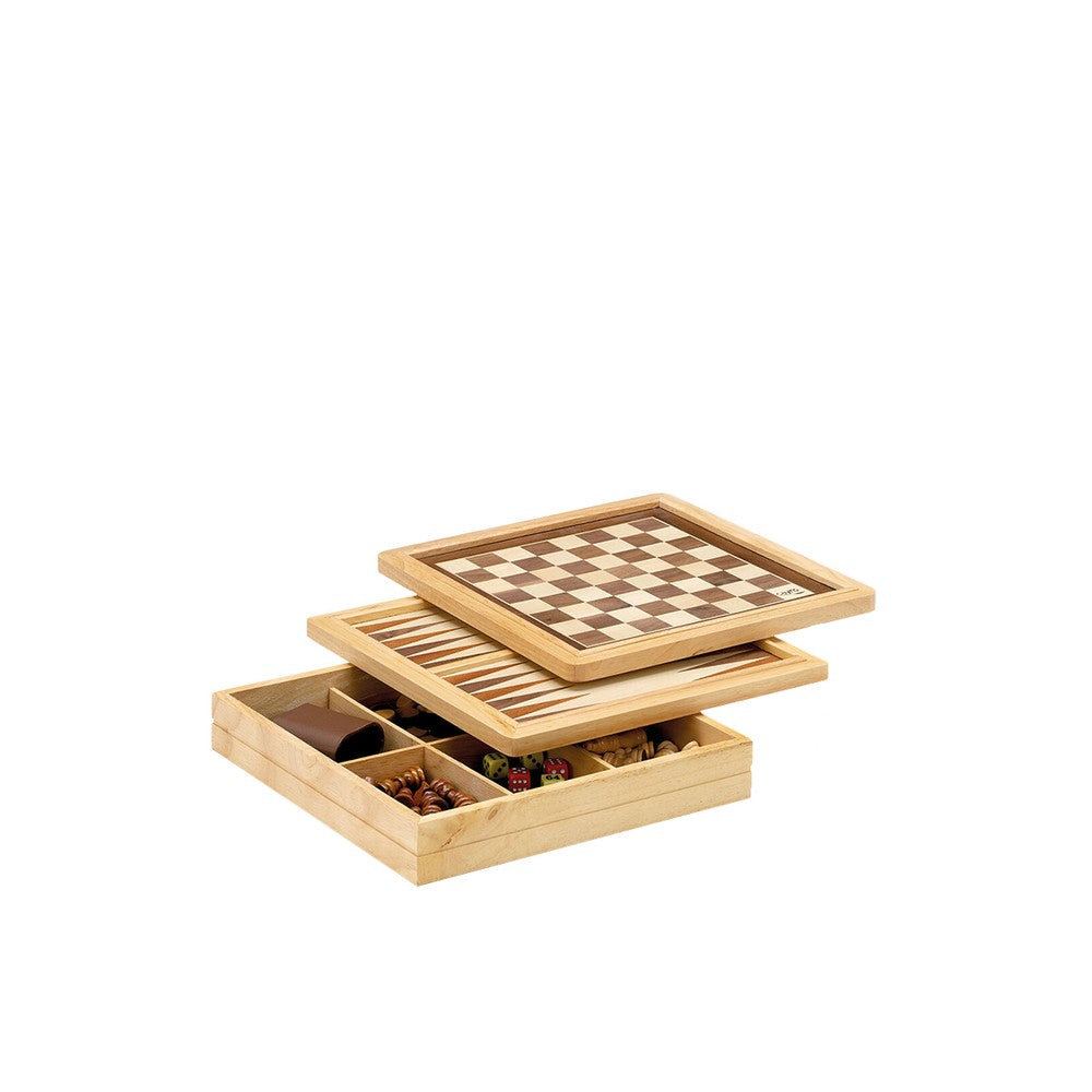 Backgammon 30Cm Inlaid Wood