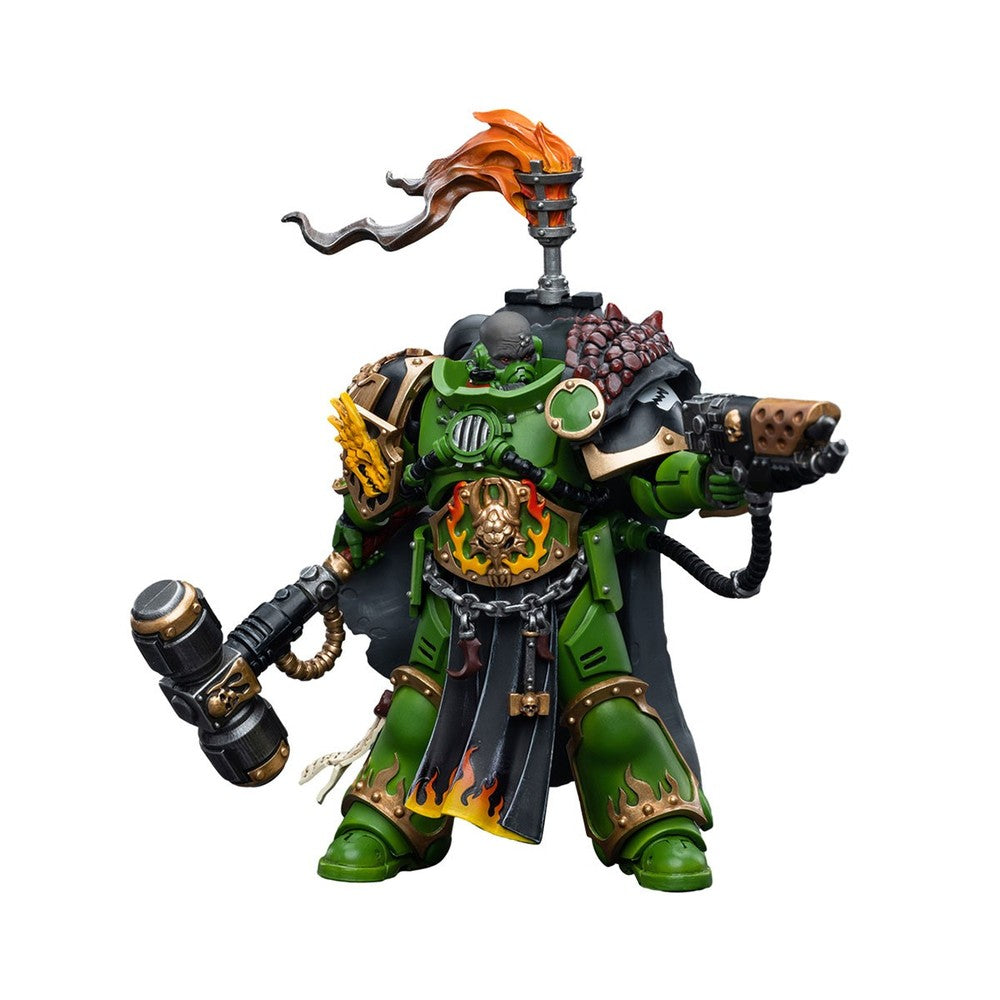 Warhammer Collectibles: 1/18 Scale Salamanders Captain Adrax Agatone