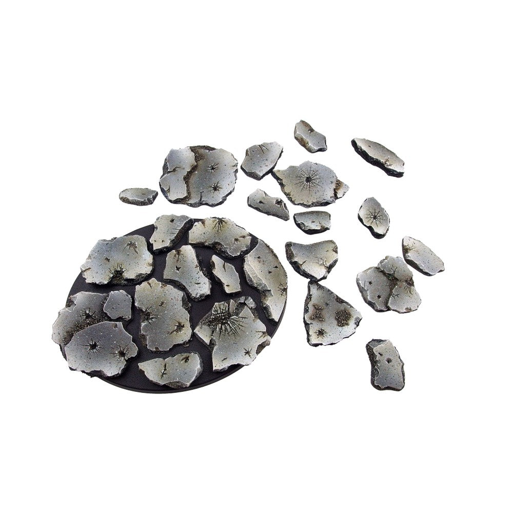 Micro Art Studio - Resin Round/Oval Bases - Ruins Basing Kit (24)