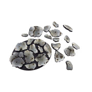 Micro Art Studio - Resin Round/Oval Bases - Ruins Basing Kit (24)