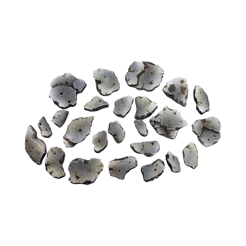 Micro Art Studio - Resin Round/Oval Bases - Ruins Basing Kit (24)