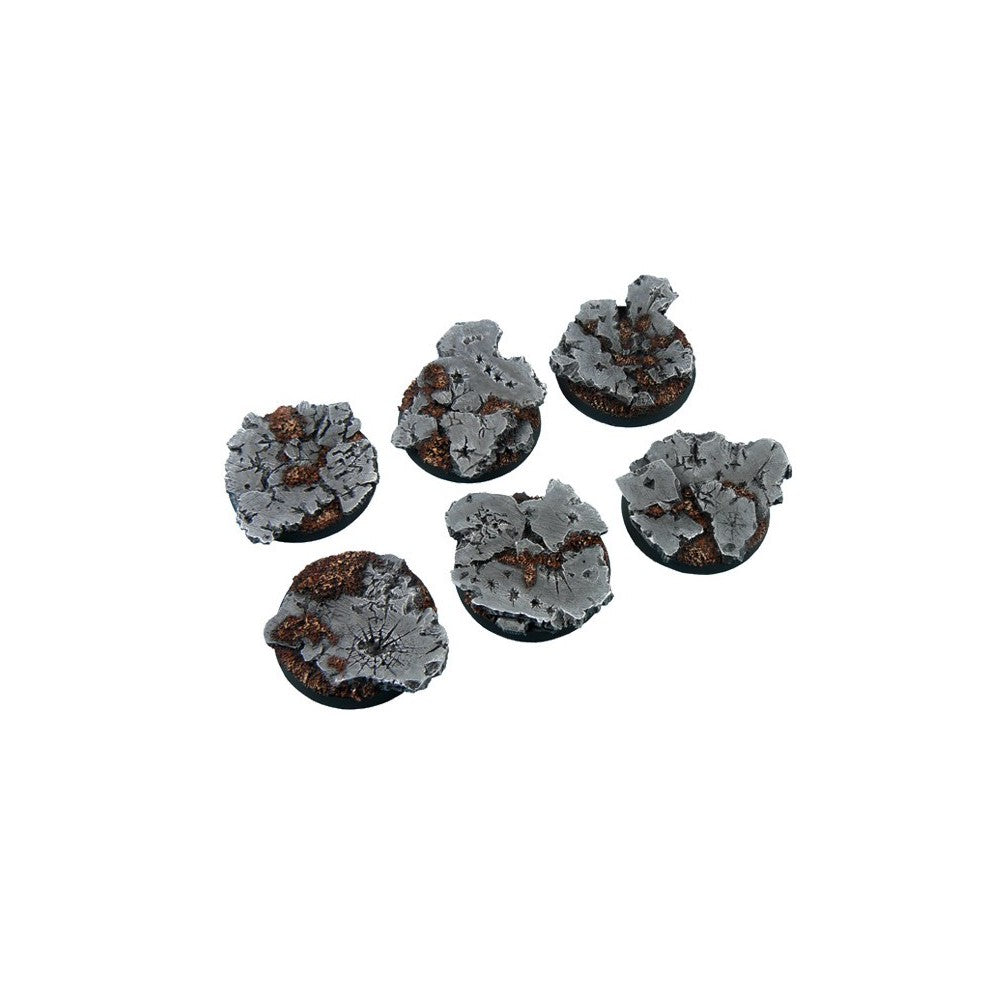 Micro Art Studio - Resin Round/Oval Bases - Ruins Bases - Round 40mm (2)