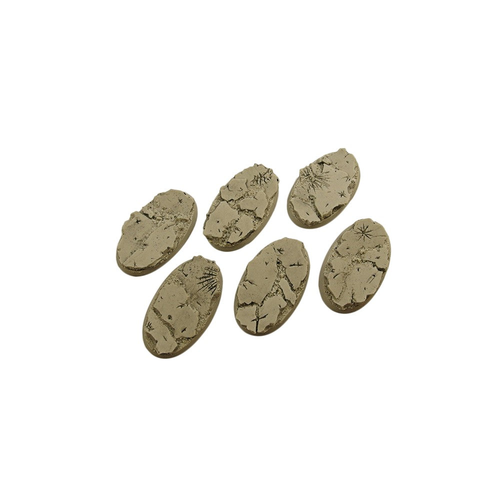 Micro Art Studio - Resin Round/Oval Bases - Ruins Bases - Oval 60x35mm (4)