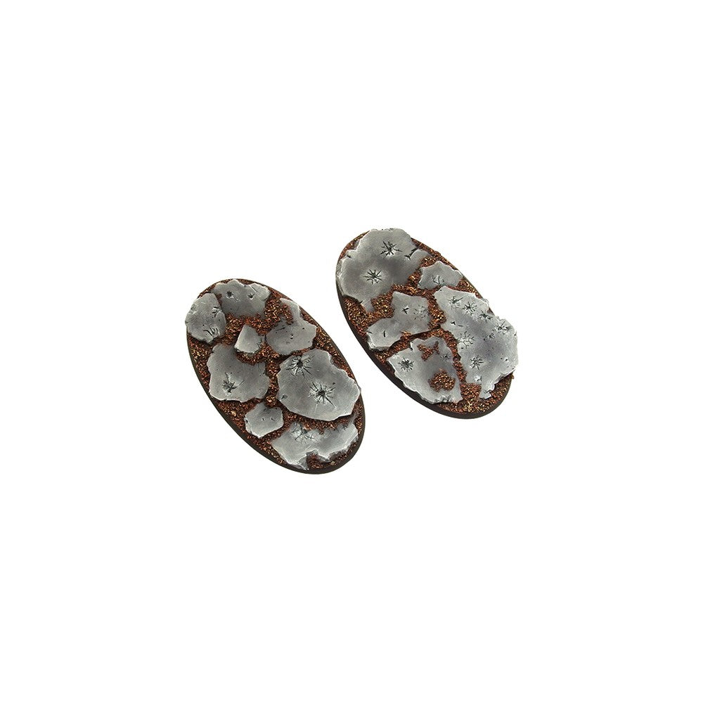 Micro Art Studio - Resin Round/Oval Bases - Ruins Bases - Oval 90x52mm (2)