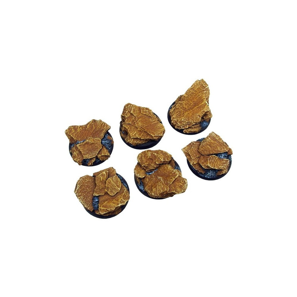 Micro Art Studio - Resin Round/Oval Bases - Shale Bases - Round 40mm (2)