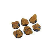 Micro Art Studio - Resin Round/Oval Bases - Shale Bases - Round 40mm (2)