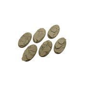 Micro Art Studio - Resin Round/Oval Bases - Shale Bases - Oval 60x35mm (4)
