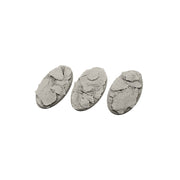 Micro Art Studio - Resin Round/Oval Bases - Shale Bases - Oval 75x42mm (2)