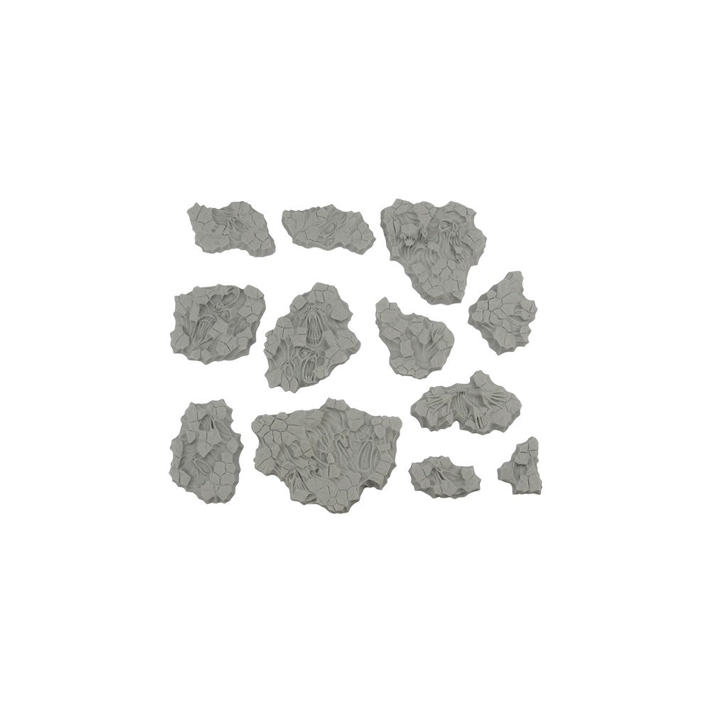 Micro Art Studio - Resin Round/Oval Bases - Spooky Basing Kit (12)