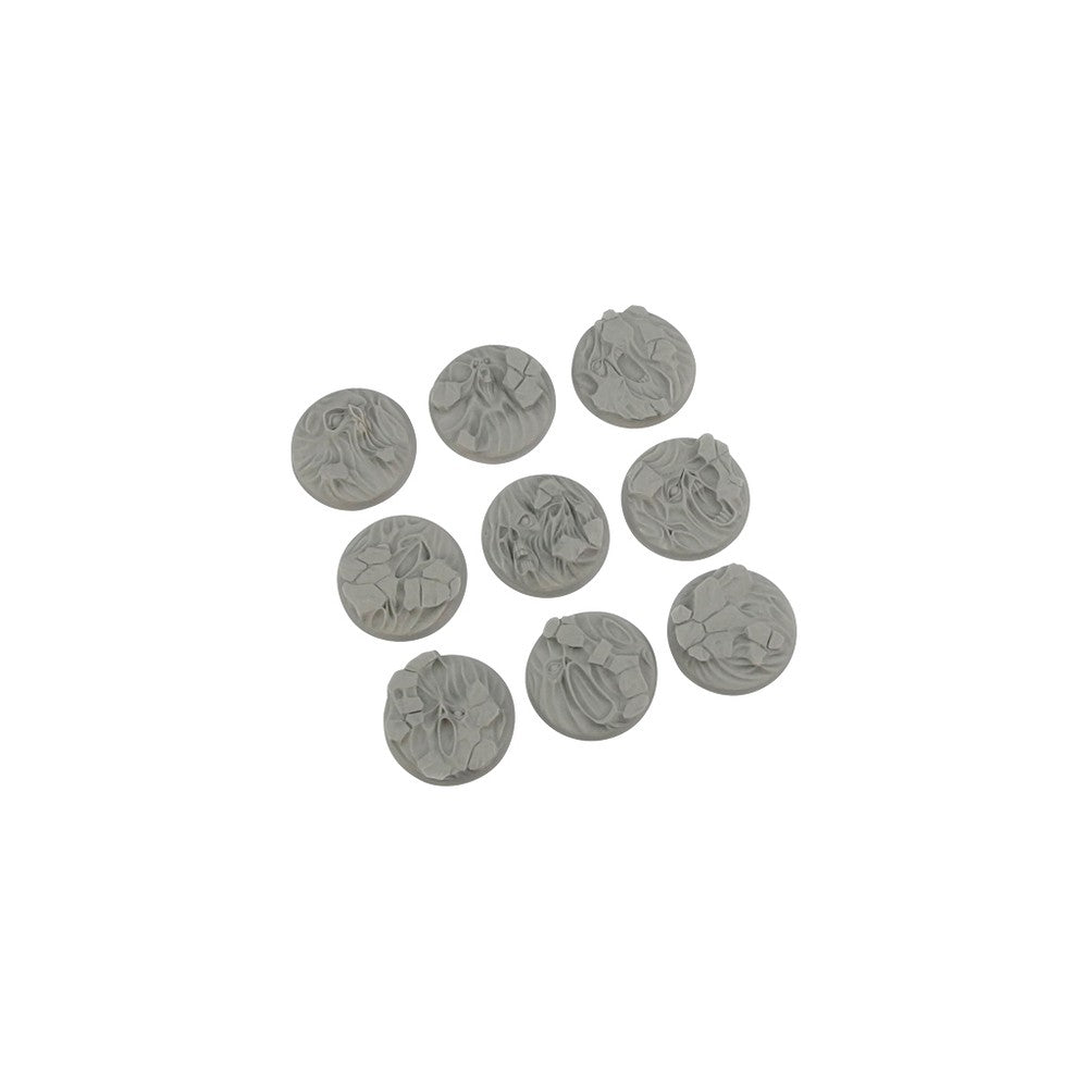 Micro Art Studio - Resin Round/Oval Bases - Spooky Bases - Round 28mm (5)