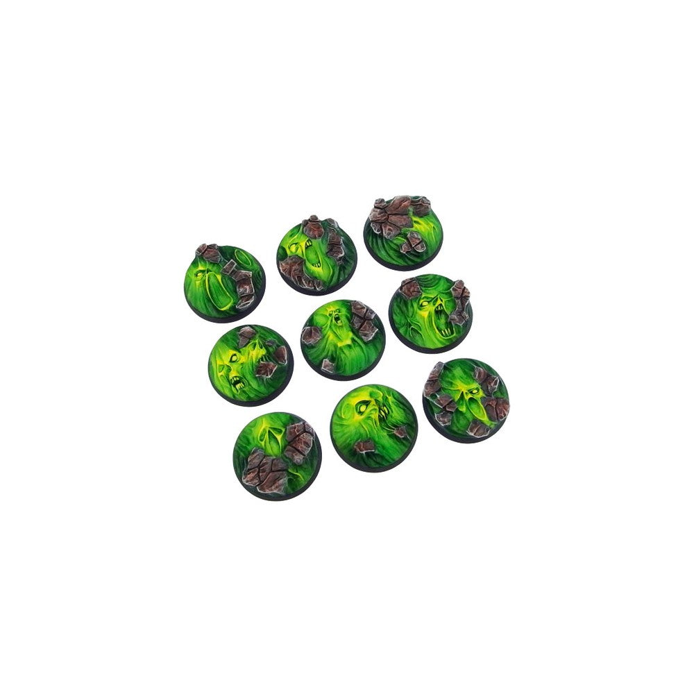 Micro Art Studio - Resin Round/Oval Bases - Spooky Bases - Round 28mm (5)