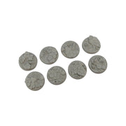 Micro Art Studio - Resin Round/Oval Bases - Spooky Bases - Round 32mm (4)