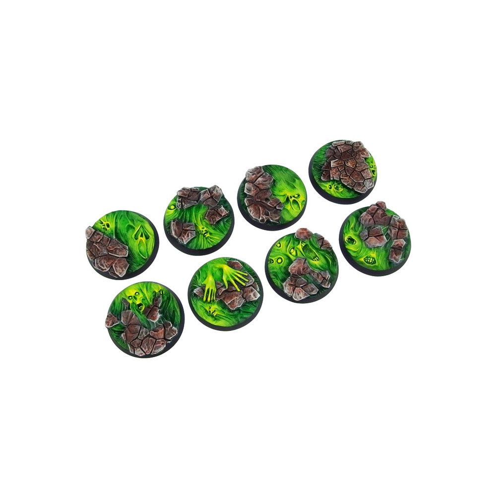 Micro Art Studio - Resin Round/Oval Bases - Spooky Bases - Round 32mm (4)