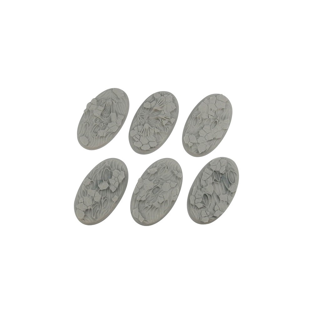 Micro Art Studio - Resin Round/Oval Bases - Spooky Bases Oval 60x35mm (4)