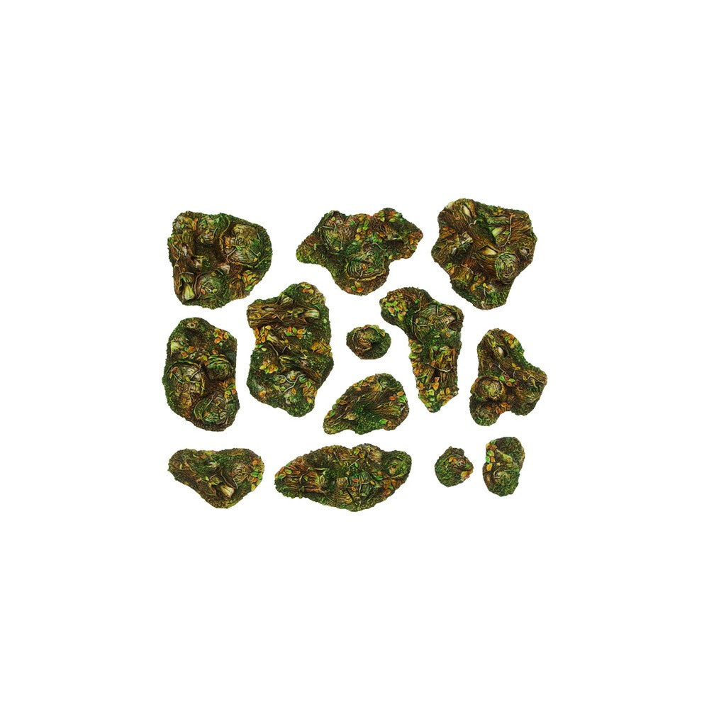Micro Art Studio - Resin Round/Oval Bases - Forest Basing Kit (13)