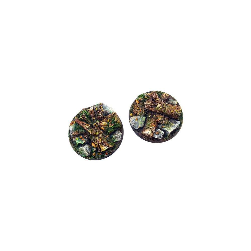 Micro Art Studio - Resin Round/Oval Bases - Forest Bases - Round 60mm (1)