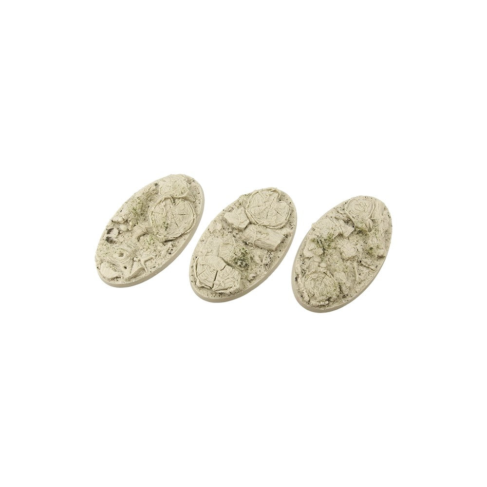 Micro Art Studio - Resin Round/Oval Bases - Forest Bases - Oval 75x42mm (2)