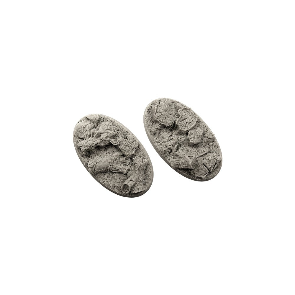 Micro Art Studio - Resin Round/Oval Bases - Forest Bases - Oval 90x52mm (2)