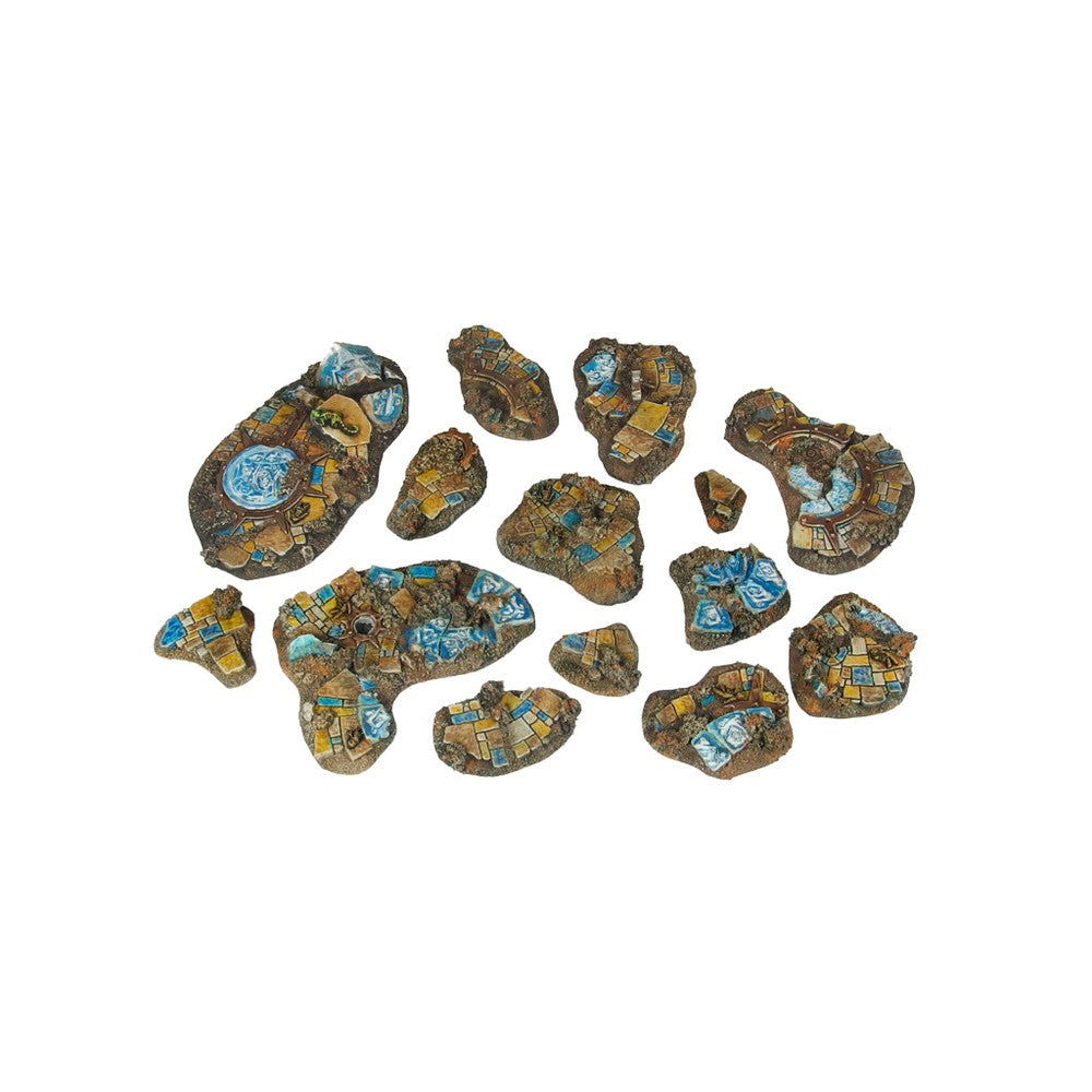 Micro Art Studio - Resin Round/Oval Bases - Mystic Basing Kit (14)