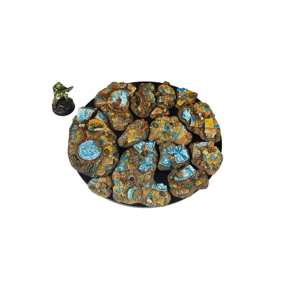 Micro Art Studio - Resin Round/Oval Bases - Mystic Basing Kit (14)