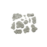 Micro Art Studio - Resin Round/Oval Bases - Graveyard Basing Kit (14)