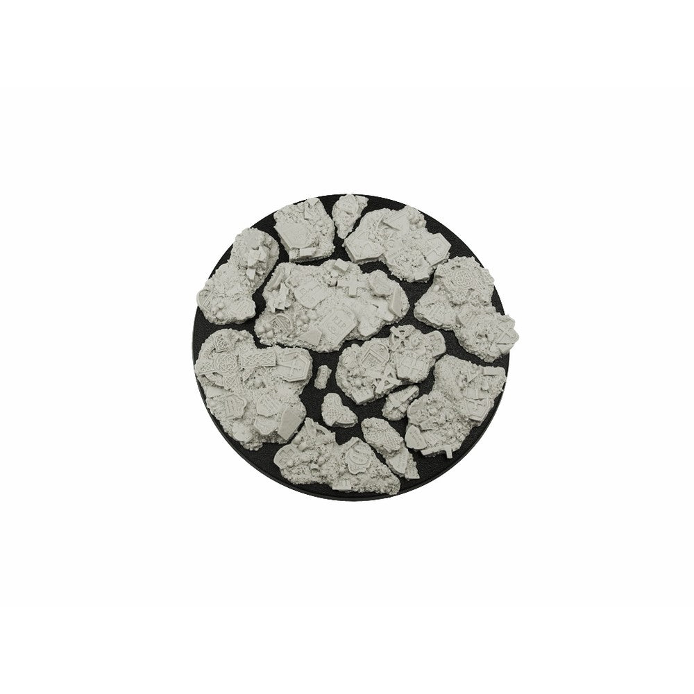 Micro Art Studio - Resin Round/Oval Bases - Graveyard Basing Kit (14)