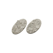 Micro Art Studio - Resin Round/Oval Bases - Graveyard Bases - Oval 90x52mm (2)