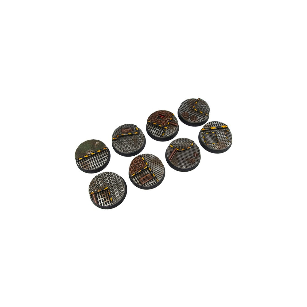 Micro Art Studio - Resin Round/Oval Bases - Tech Bases - Round 32mm (4)
