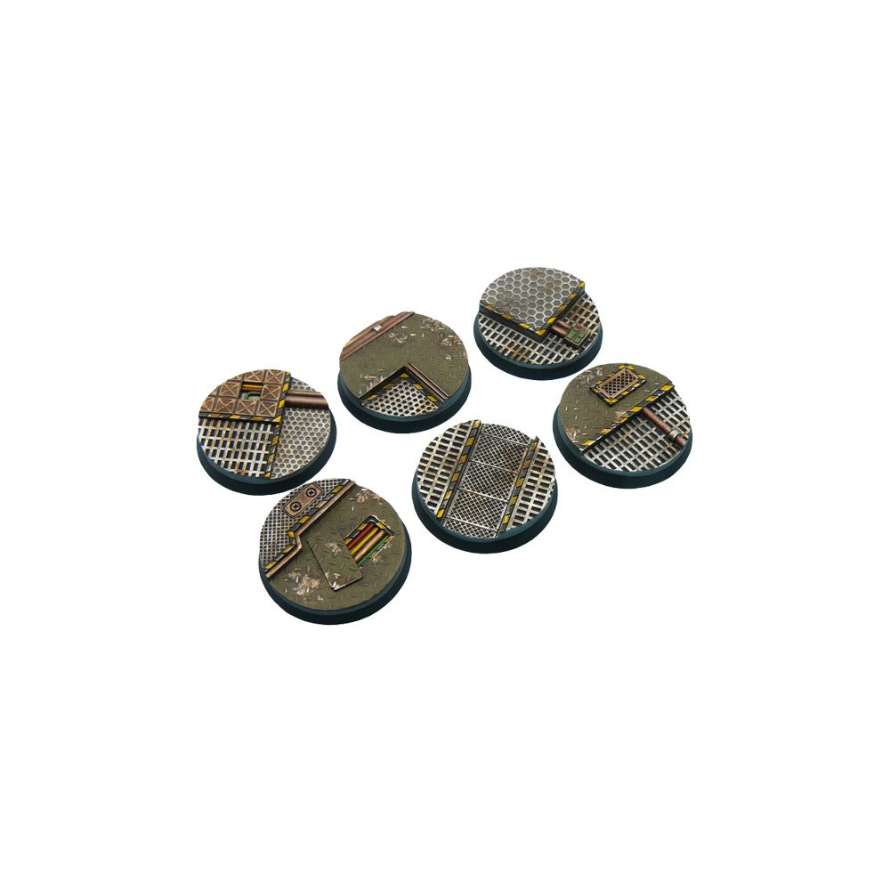 Micro Art Studio - Resin Round/Oval Bases - Tech Bases - Round 40mm (2)