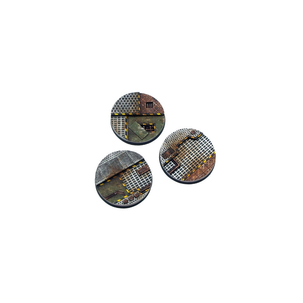 Micro Art Studio - Resin Round/Oval Bases - Tech Bases - Round 50mm (2)