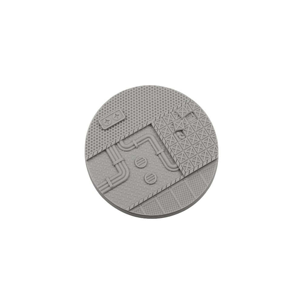 Micro Art Studio - Resin Round/Oval Bases - Tech Bases - Round 80mm (1)