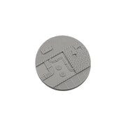 Micro Art Studio - Resin Round/Oval Bases - Tech Bases - Round 80mm (1)