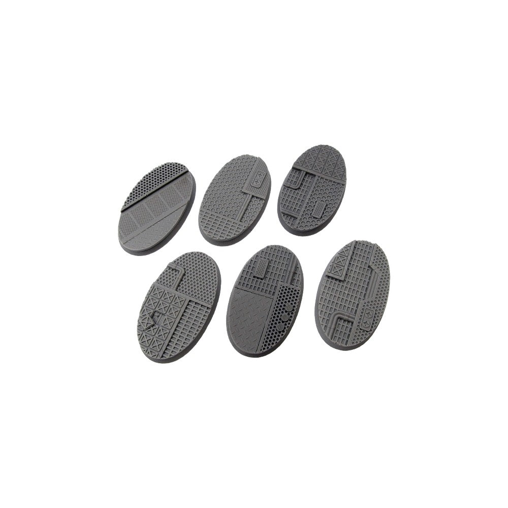 Micro Art Studio - Resin Round/Oval Bases - Tech Bases - Oval 60x35mm (4)