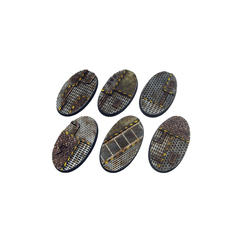 Micro Art Studio - Resin Round/Oval Bases - Tech Bases - Oval 60x35mm (4)