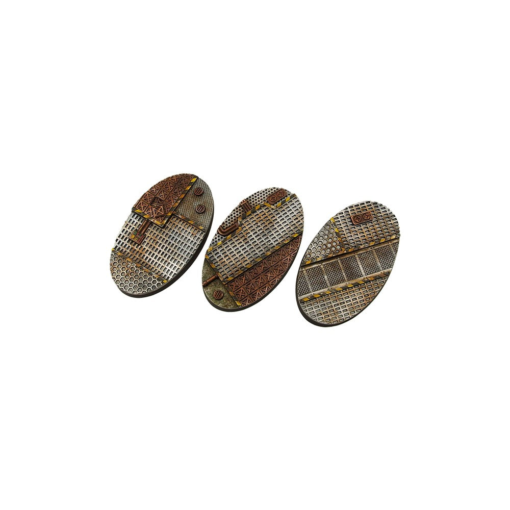 Micro Art Studio - Resin Round/Oval Bases - Tech Bases - Oval 75x42mm (2)