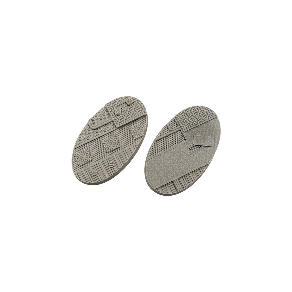 Micro Art Studio - Resin Round/Oval Bases - Tech Bases - Oval 90x52mm (2)